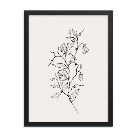 Lefluer - 1 - Framed Print