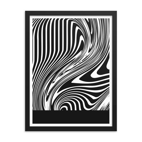 Liquid Glass - 4 - Framed Print