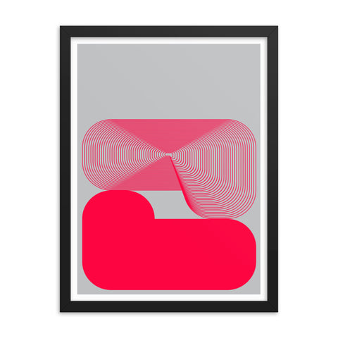 Massive Type - 3 - Framed Print