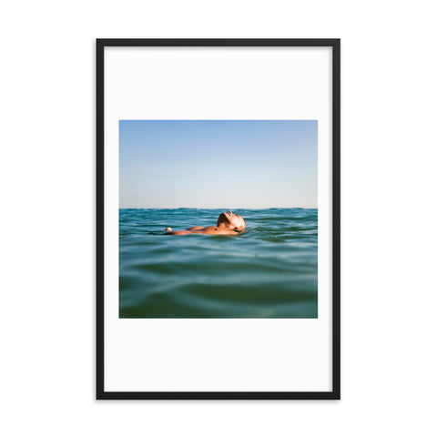 In the Water - Framed Print