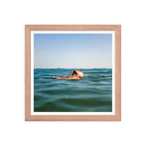 In the Water - Framed Print