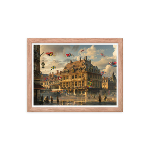 Clash in Krakow - Framed Print