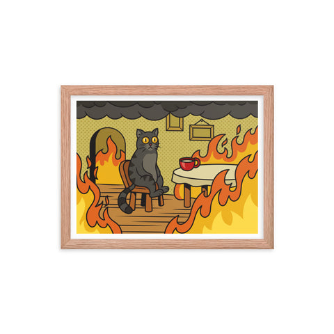 Everything iz Fine - Framed Print