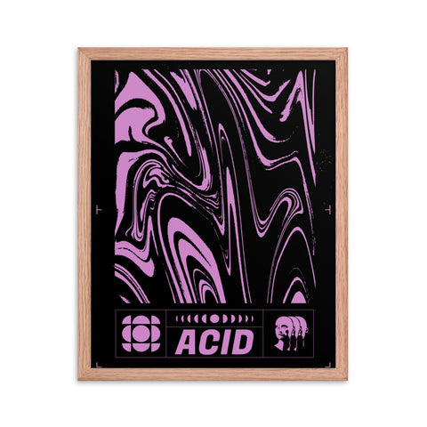 Acid - 1 - Framed Print