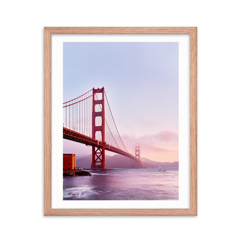 Golden Gate - 1 - Framed Print