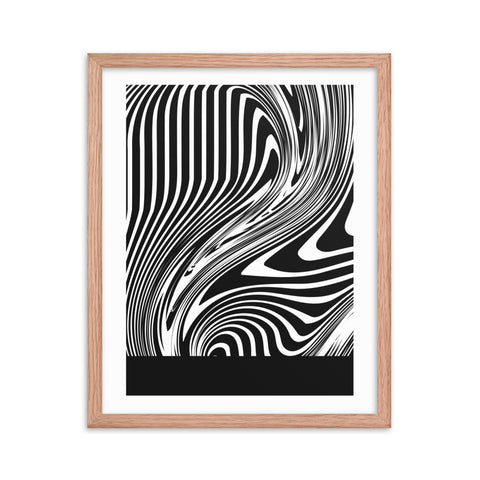 Liquid Glass - 4 - Framed Print