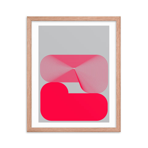 Massive Type - 3 - Framed Print