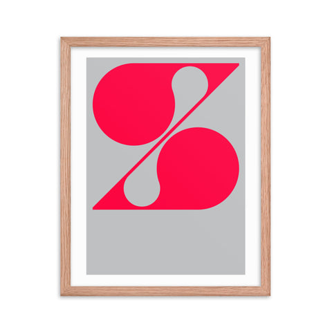 Massive Type - 4 - Framed Print