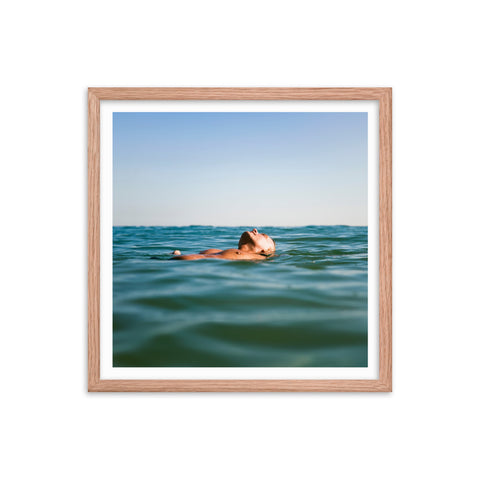 In the Water - Framed Print