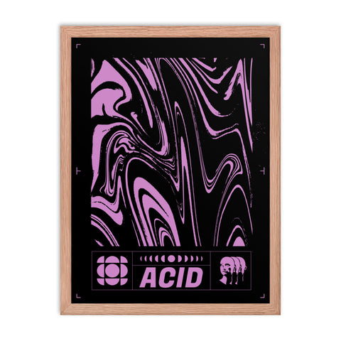 Acid - 1 - Framed Print