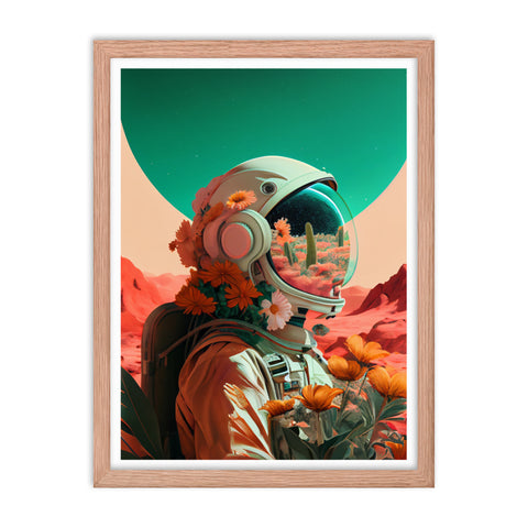 Astronaut in the desert - 2- Framed Print