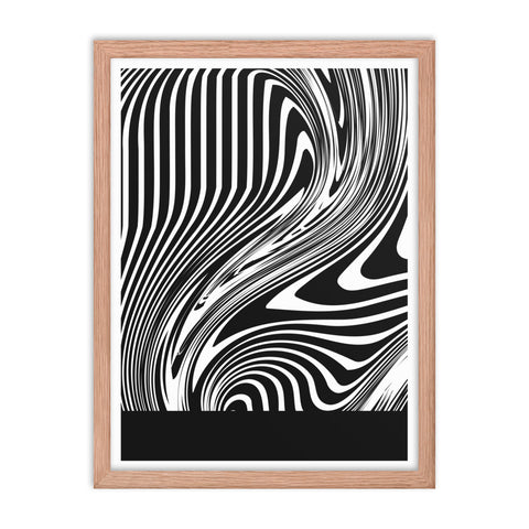 Liquid Glass - 4 - Framed Print