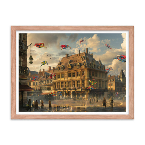 Clash in Krakow - Framed Print