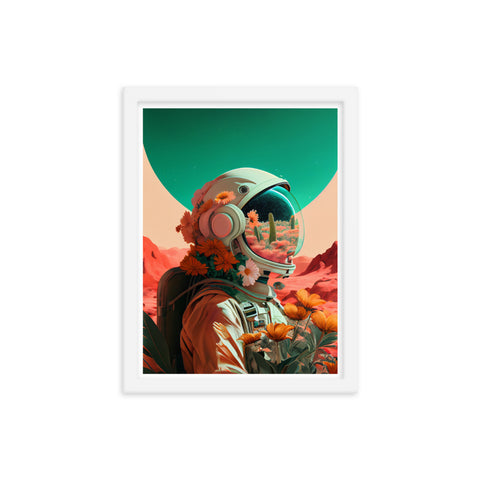 Astronaut in the desert - 2- Framed Print