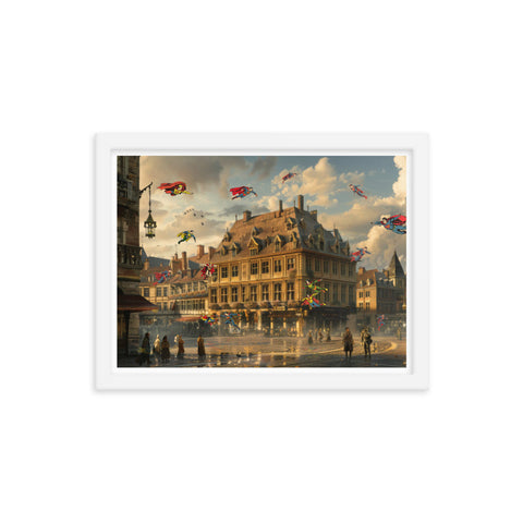 Clash in Krakow - Framed Print