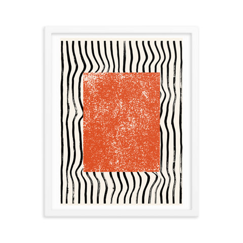 Ink Block - 1 - Framed Print