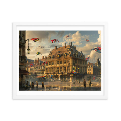 Clash in Krakow - Framed Print