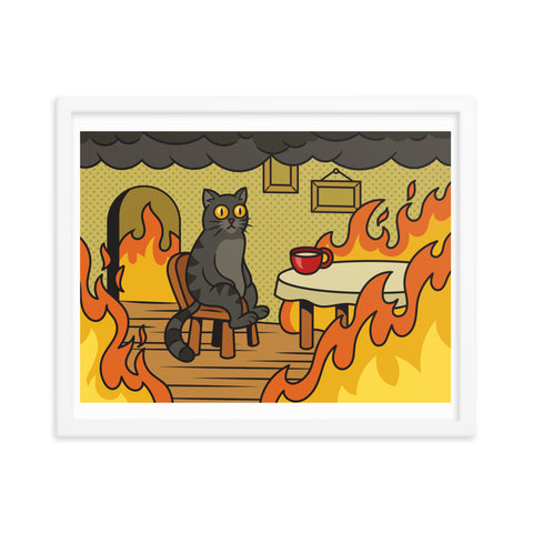 Everything iz Fine - Framed Print