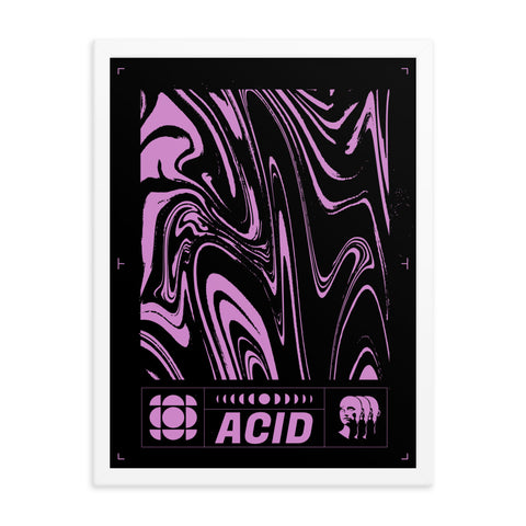 Acid - 1 - Framed Print