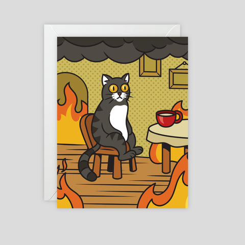 Everything iz fine - Greeting Card