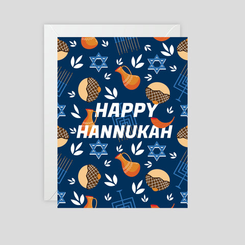 Happy Hanukkah - Greeting Card