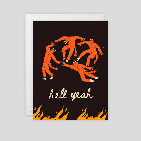 Hell Yeah 1 - Greeting Card