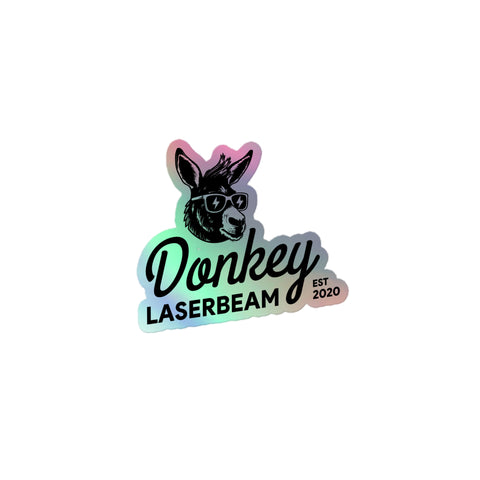 Donkey Laserbeam - Holographic sticker