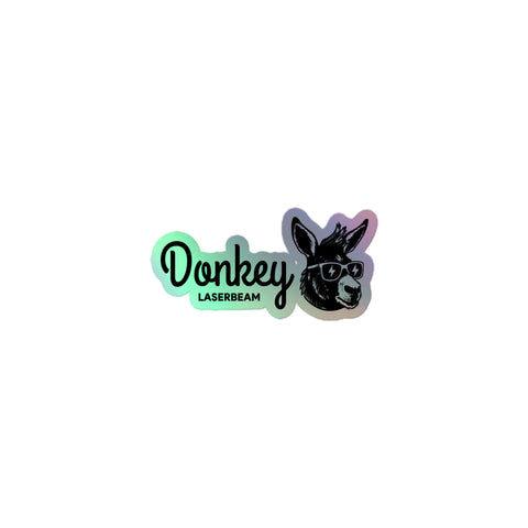 Donkey Laserbeam 2 - Holographic sticker