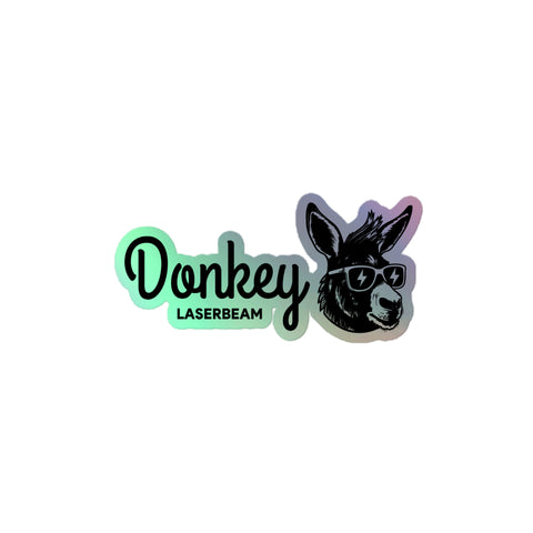 Donkey Laserbeam 2 - Holographic sticker