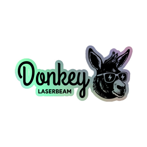 Donkey Laserbeam 2 - Holographic sticker