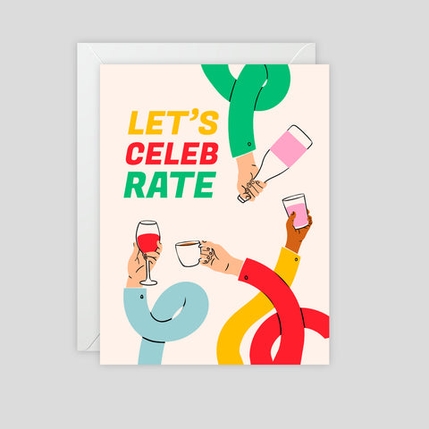 Lets Celebrate - Greeting Card