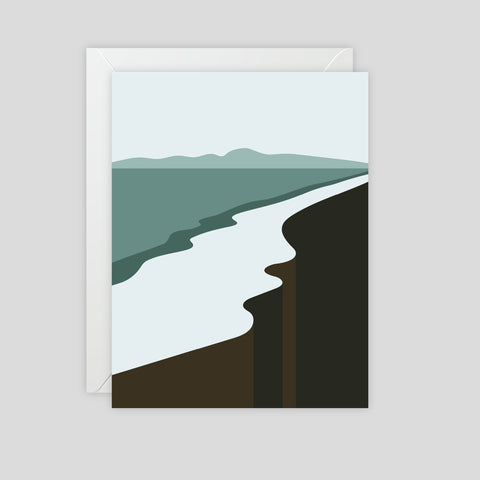 Melancholy (River) - Condolences Greeting Card