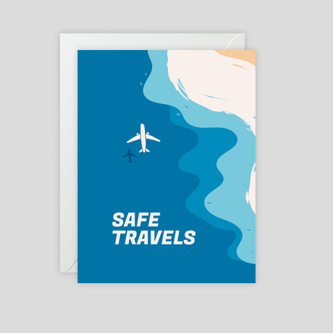 Safe Travels - Greeting Card