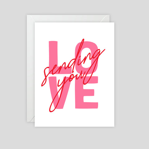 Sending you love - Greeting Card