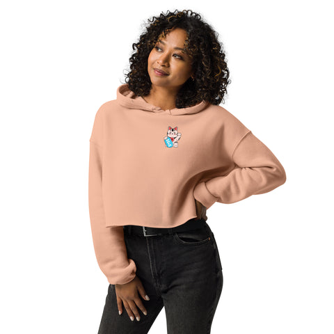 Bruh Kat - Women's Cropped Hoodie